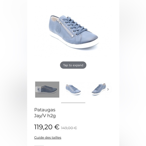 pataugas Shoes - grey pataugas sneakers for women size 38